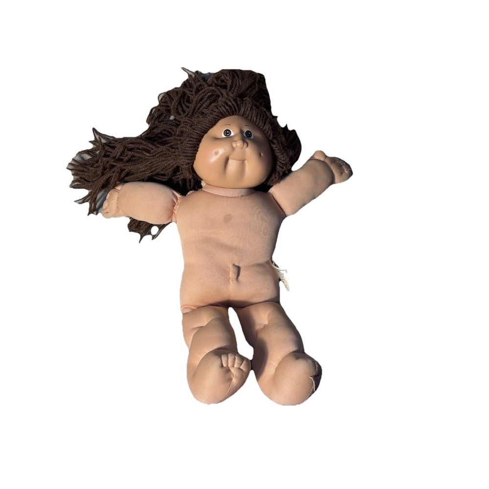 Cabbage Patch Kids Unisex Doll 16 Inch 1978 1982 Coleco Vintage Loop Yarn Hair - Picture 2 of 5